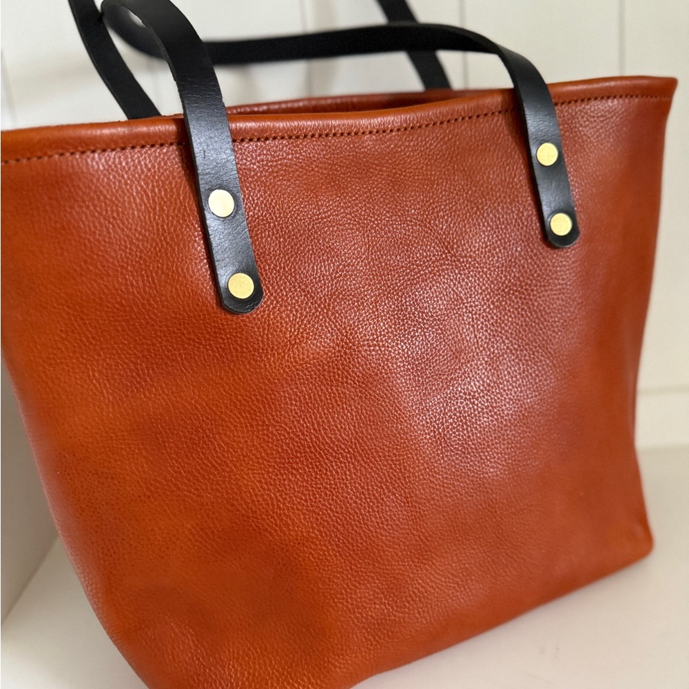 Lamb Leather Goods Full Grain Leather Tote Bag